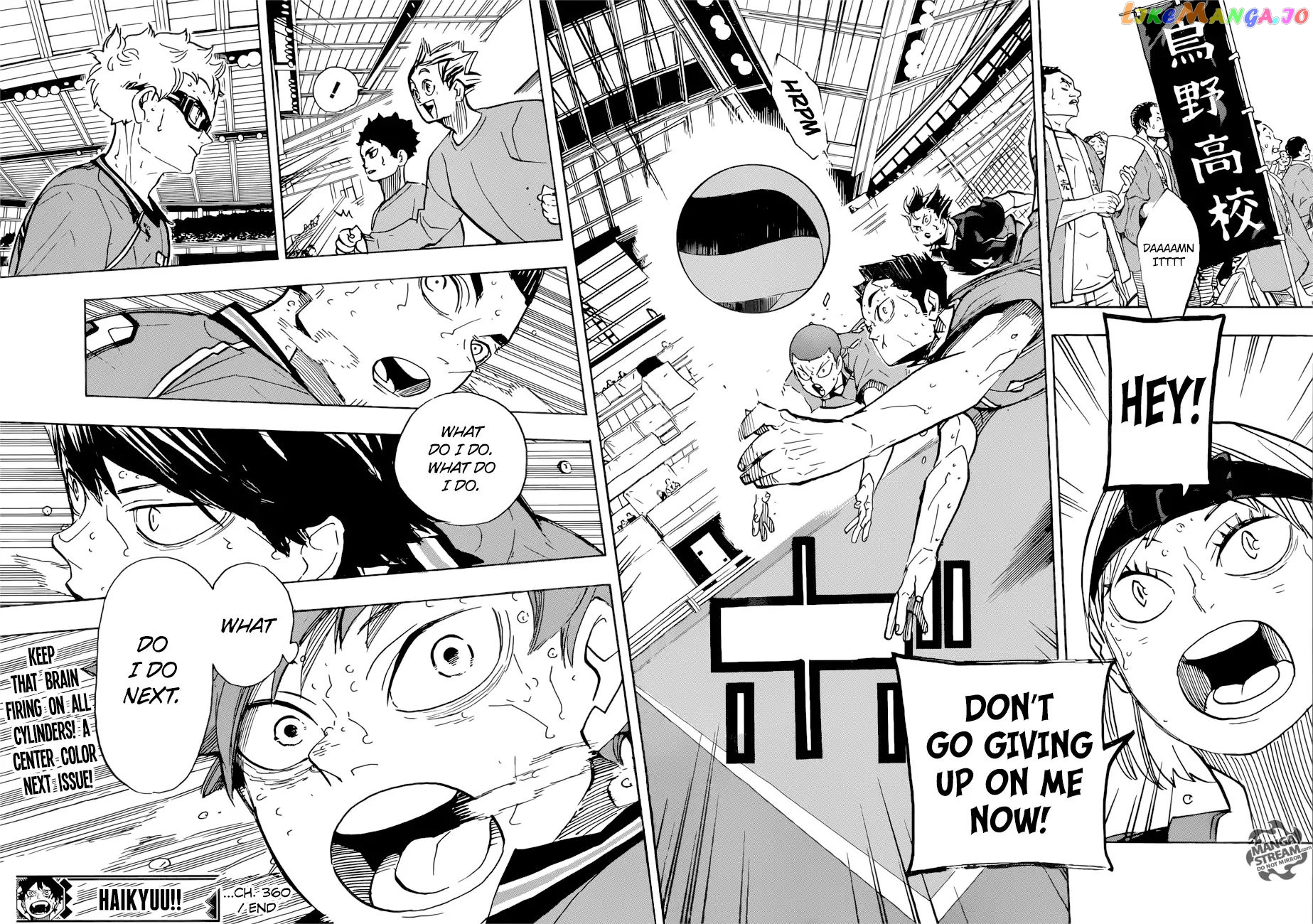 Haikyuu!!, Chapter 360 image 18